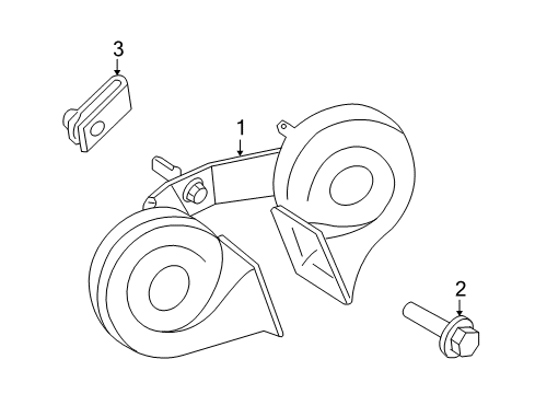 2013 Lincoln MKS Horn Diagram