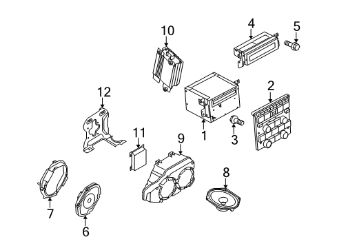 2012 Ford Mustang Sound System Diagram
