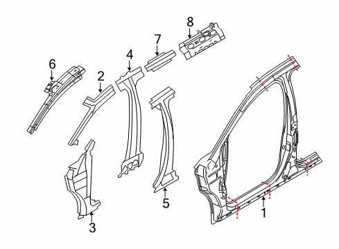 2012 Lincoln MKX Aperture Panel Diagram