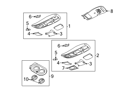 2004 Ford Explorer Overhead Console Diagram