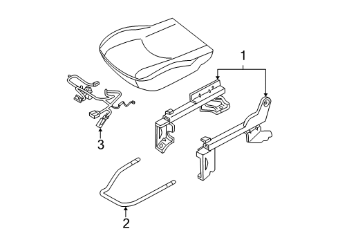 2009 Ford Escape Tracks & Components Diagram 4 - Thumbnail