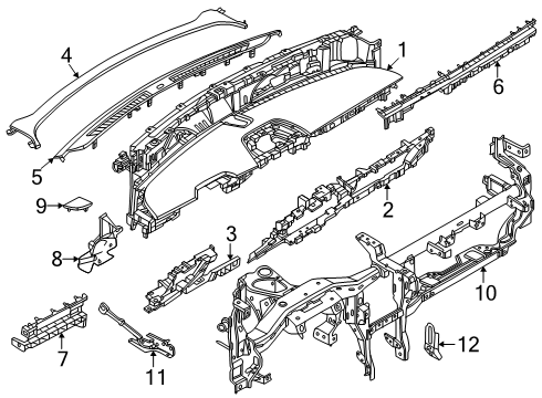 2024 Lincoln Nautilus Instrument Panel Diagram
