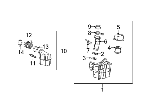 2004 Ford Focus Air Intake Diagram 2 - Thumbnail