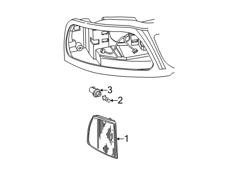 1999 Ford F-150 Park Lamps Diagram