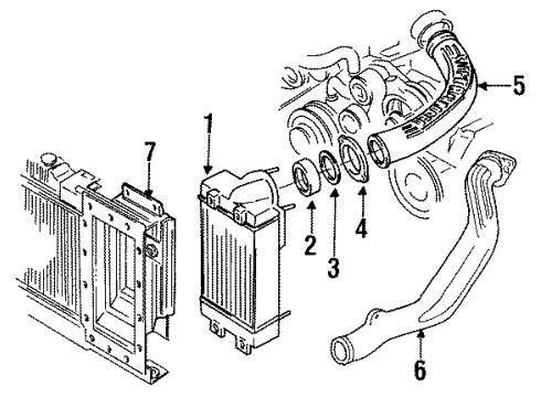 1994 Ford Thunderbird Intercooler Diagram