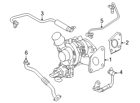 2024 Ford Ranger Turbocharger Diagram
