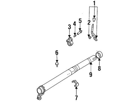 1994 Ford Ranger Housing & Components Diagram