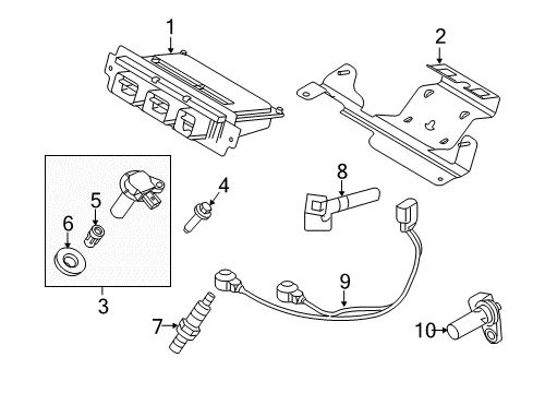 2019 Lincoln MKT Ignition System Diagram