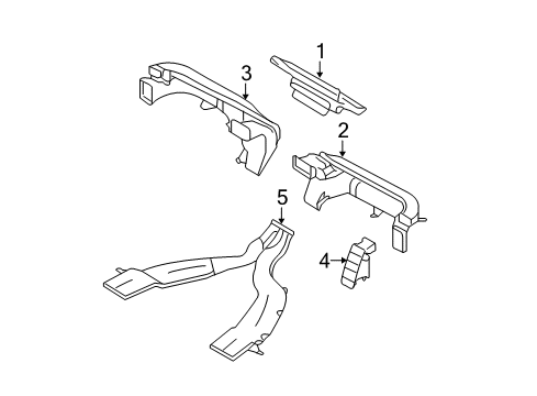 2011 Ford Escape Ducts Diagram 2 - Thumbnail