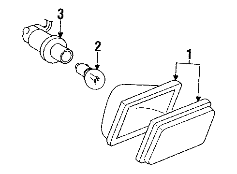 1995 Ford Taurus Corner Lamps Diagram