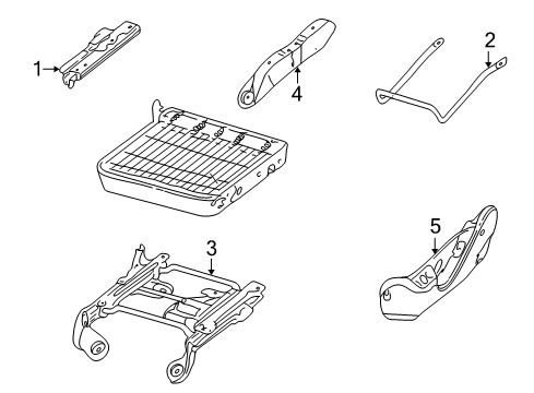 2005 Ford F-250 Super Duty Tracks & Components Diagram