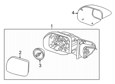2024 Ford Maverick Mirrors Diagram