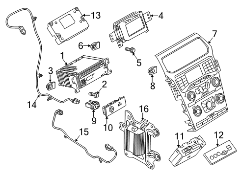 2013 Ford F-150 Controller Diagram for DL3Z-19A387-B