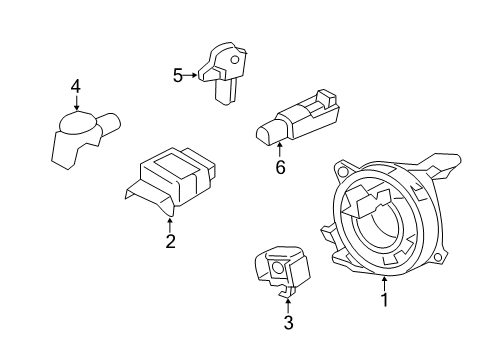 2013 Ford Focus Supplemental Restraint System Diagram 2 - Thumbnail