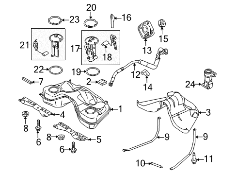 2010 Ford Mustang Fuel Supply Diagram