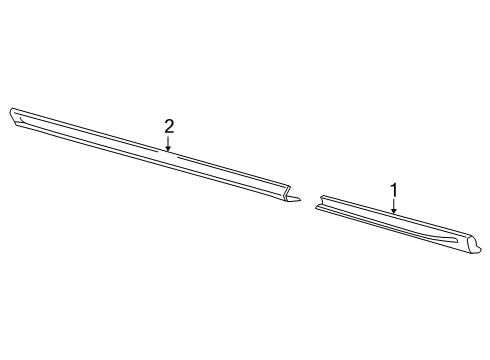 2024 Ford Transit-350 HD Exterior Trim - Pillars Diagram 2 - Thumbnail