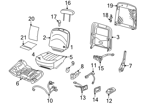 2003 Mercury Grand Marquis Power Seats Diagram