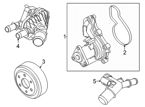 2024 Ford Bronco Sport Water Pump Diagram