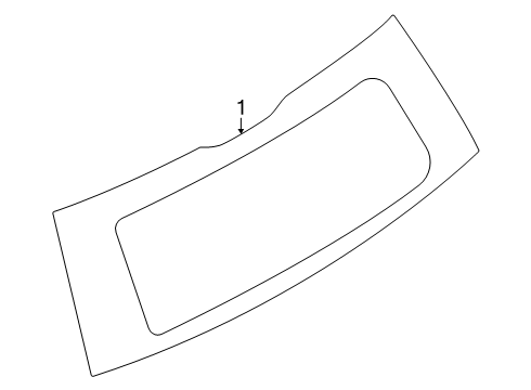 2025 Lincoln Navigator Glass - Lift Gate Diagram