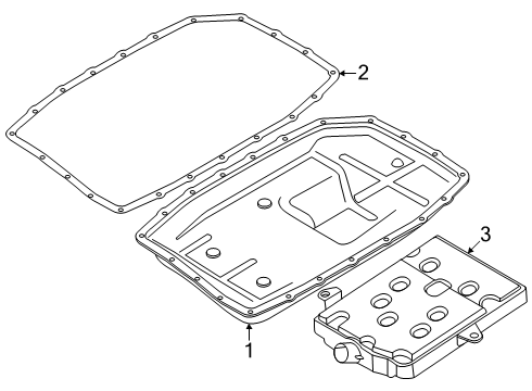 2025 Ford Transit-150 Transmission Components Diagram
