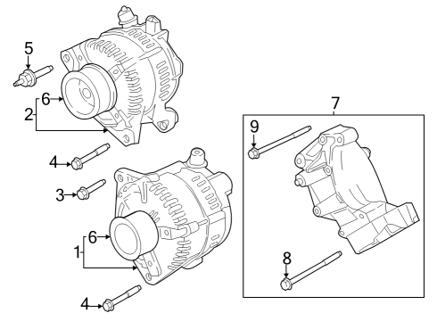2024 Ford F-350 Super Duty Alternator Diagram