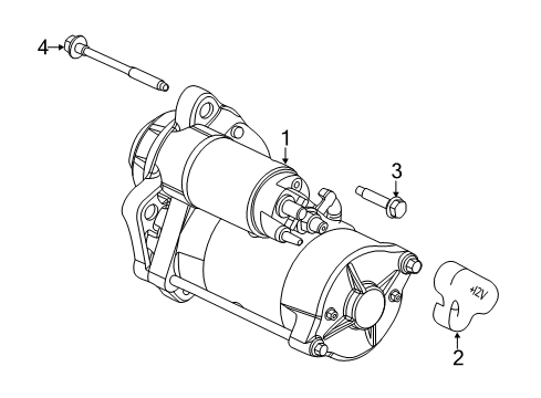 2018 Ford F-250 Super Duty Starter Diagram 2 - Thumbnail
