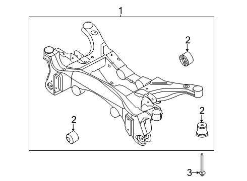 2024 Ford Escape Rear Suspension Diagram