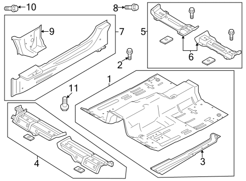 2025 Ford Mustang Floor Diagram