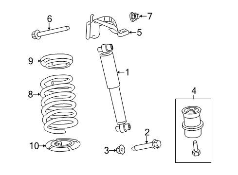 2006 Lincoln Zephyr Shocks & Components Diagram 2 - Thumbnail