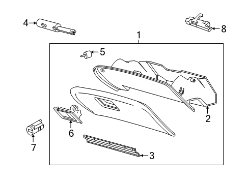 2011 Lincoln Town Car Glove Box Diagram