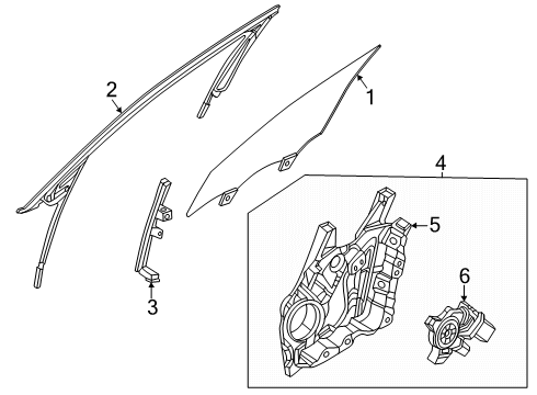 2024 Lincoln Nautilus Front Door Diagram