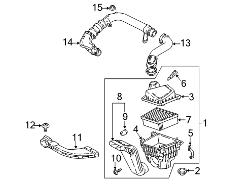 2020 Ford EcoSport Hose Assembly Diagram for CV6Z-9F788-L