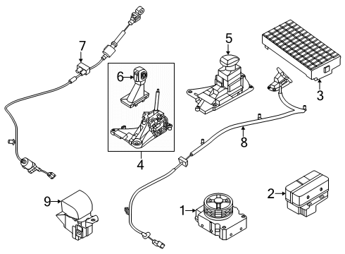 2024 Ford Ranger Console Diagram