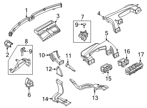 2024 Lincoln Nautilus Ducts Diagram