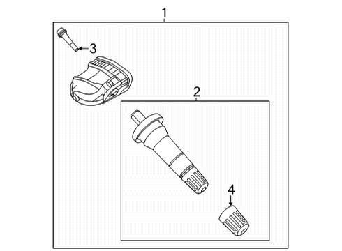 2024 Ford Bronco Sport Tire Pressure Monitoring Diagram