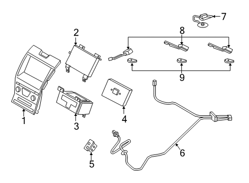 2015 Ford Edge Sound System Diagram 3 - Thumbnail