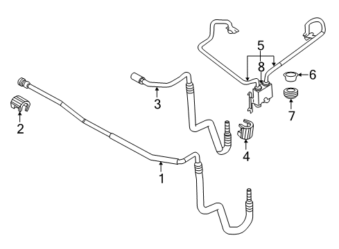 2013 Ford Edge Trans Oil Cooler - Belts Diagram 2 - Thumbnail
