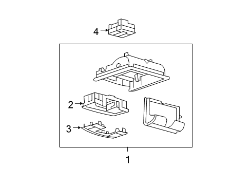 2007 Ford Edge Overhead Console Diagram 2 - Thumbnail
