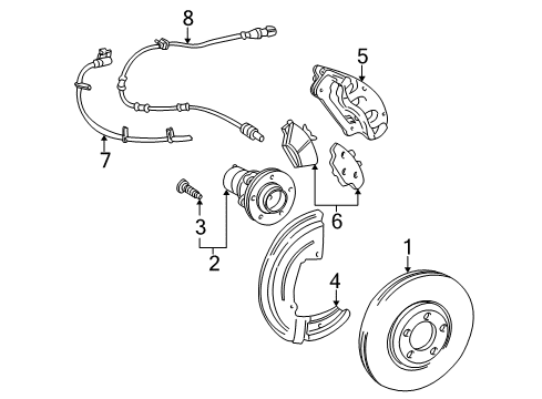 2005 Ford Freestyle Anti-Lock Brakes Diagram