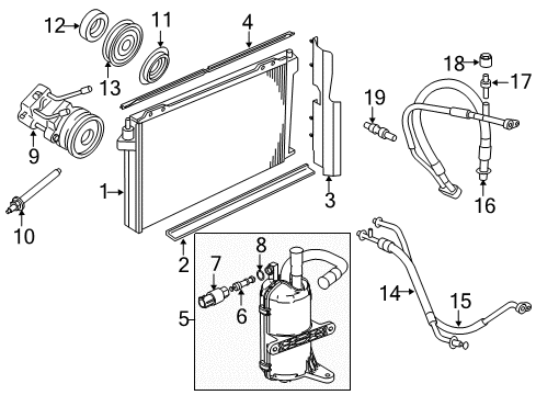 2008 Ford Crown Victoria A/C Compressor Diagram