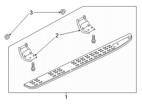 2024 Ford F-150 Running Board Diagram 8 - Thumbnail