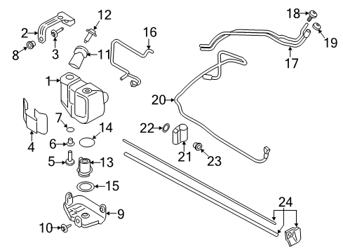 2021 Ford F-250 Super Duty Emission Components Diagram 2 - Thumbnail
