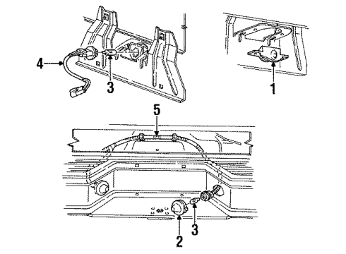 1993 Ford Ranger License Lamps Diagram