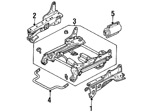 1996 Ford Taurus Power Seats Diagram 2 - Thumbnail