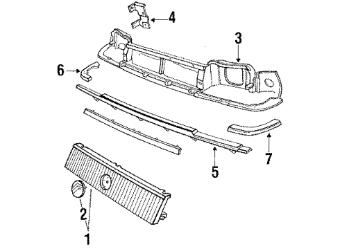 1988 Mercury Topaz Front Panel Diagram