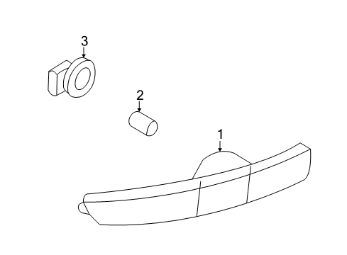 2007 Lincoln MKX Side Marker Lamps Diagram