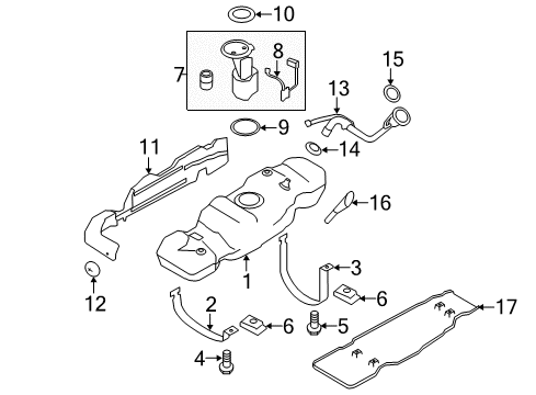 2014 Ford F-150 Fuel System Components Diagram 2 - Thumbnail