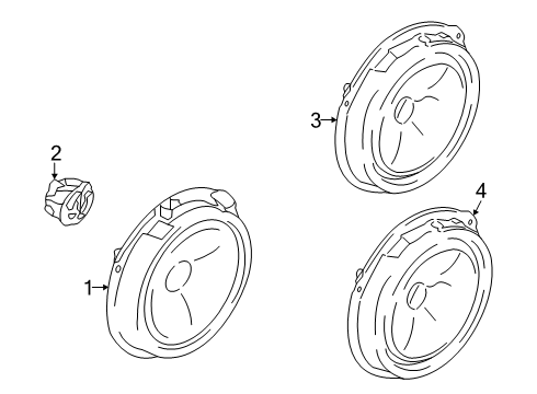 2025 Ford Transit-150 Sound System Diagram