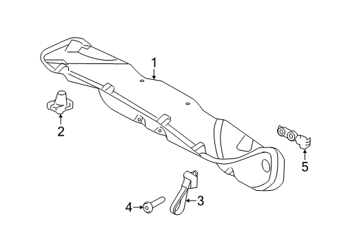 2012 Ford Fusion Interior Trim - Trunk Diagram 2 - Thumbnail