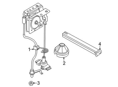 2024 Ford Maverick Spare Tire Carrier Diagram